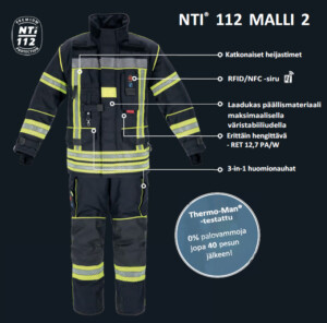 NTI 112 Malli 2 - Avainominaisuudet