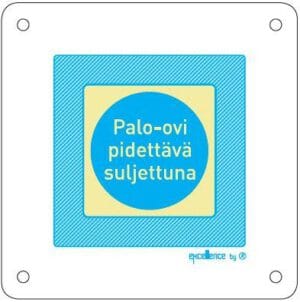 Palo-ovi pidettävä suljettuna  //  XT601