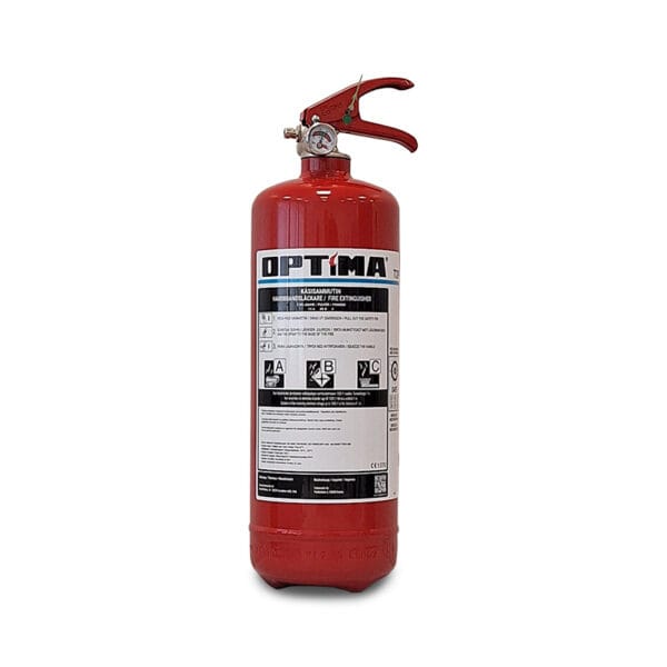 Jauhesammutin 2 kg - 13A89BC - Optima T2P